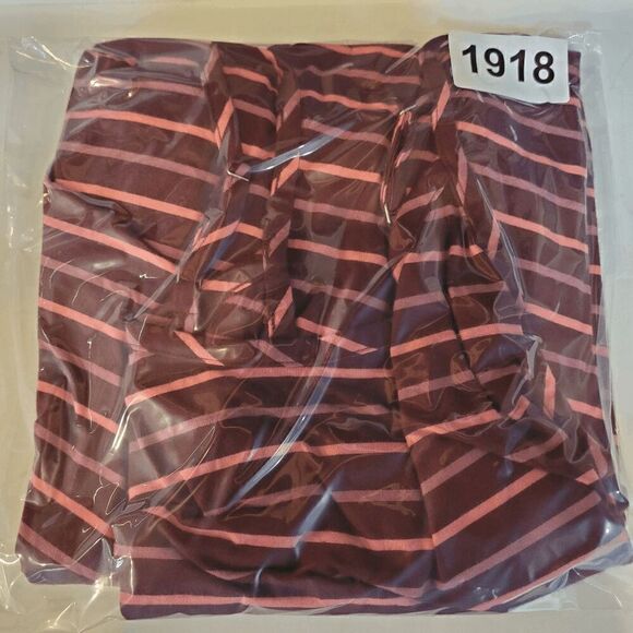 Gap Dress Womens Medium Red Striped Spaghetti Straps Side Ruched Sleeveless Tank - Picture 8 of 8